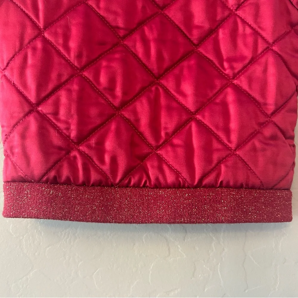 Disney collection by tutu couture burgundy princess patch puffer jacket 3t